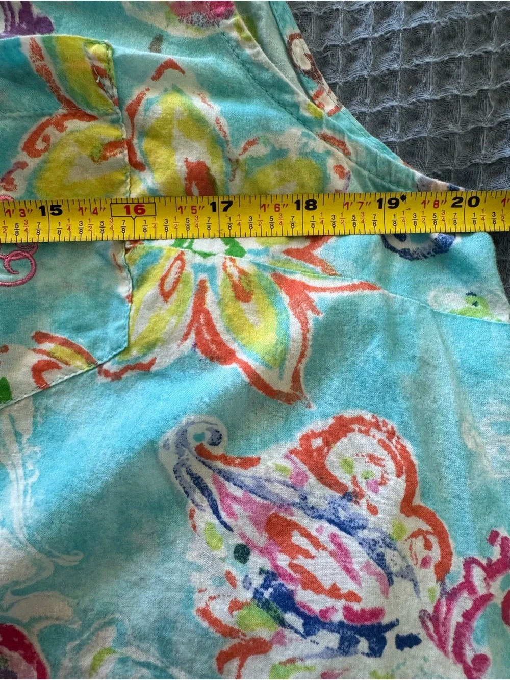Lauren Ralph Lauren Sleeveless Paisley
Floral Button Down Shirt (Size L) - Picture 13 of 16